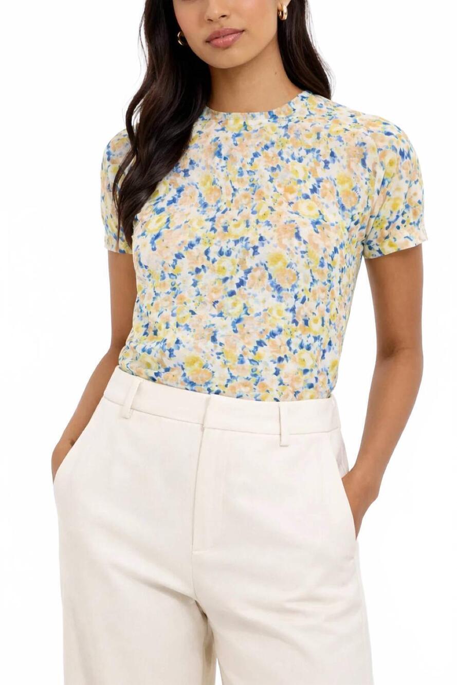 NEW ULLA JOHNSON sana knit top in daffodil